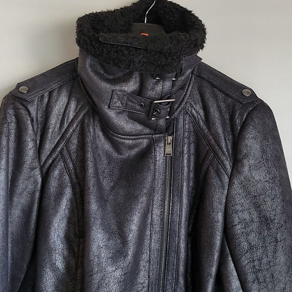 Marc New York Faux leather Moto Jacket - Picture 4 of 8